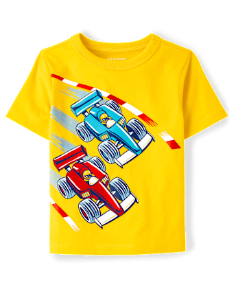 Baby And Toddler Boys Racecar Graphic Tee