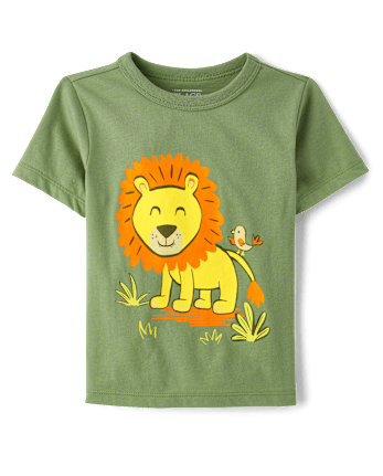 Baby And Toddler Boys Lion Graphic Tee
