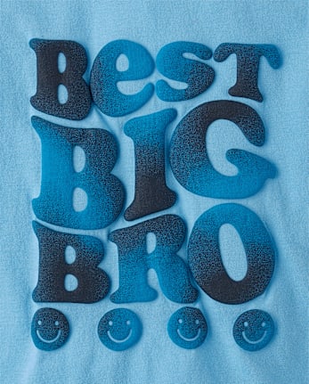 T-shirt graphique « Best Big Bro » pour bébés et tout-petits garçons