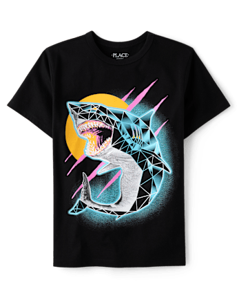 Boys Shark Graphic Tee
