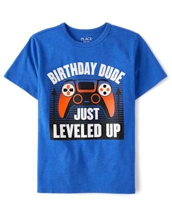 Boys Birthday Gamer Graphic Tee