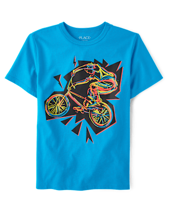 Boys Biker Graphic Tee