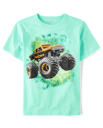 Boys Monster Truck Graphic Tee