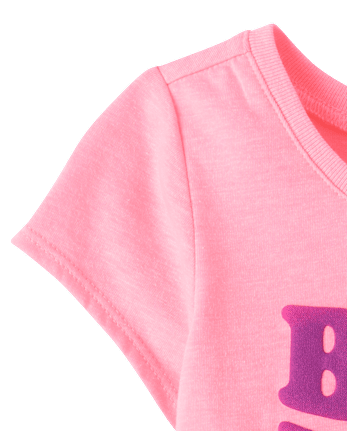 Baby And Toddler Girls Best Big Sis Graphic Tee