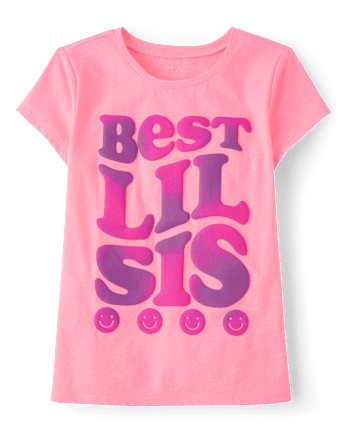 T-shirt graphique « Lil Sis » pour filles