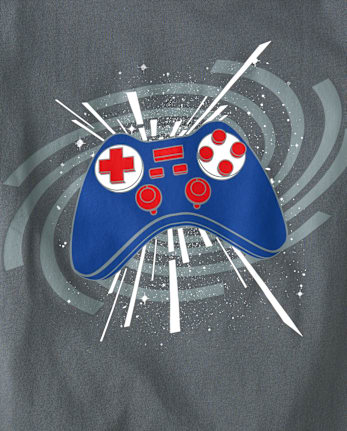 Lot de 3 t-shirts graphiques Gamer pour garçon