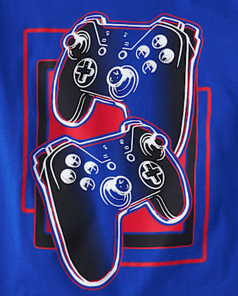 Lot de 3 t-shirts graphiques Gamer pour garçon