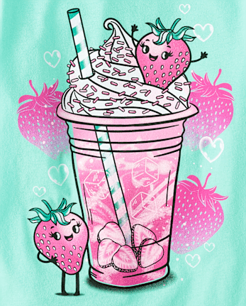 Girls Food Graphic Tee 5-Pack