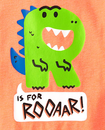 Baby And Toddler Boys Dino Roar Graphic Tee