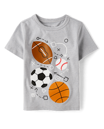 Baby And Toddler Boys Sports Graphic Tee