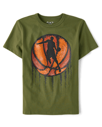 Boys Basketball Graphic Tee