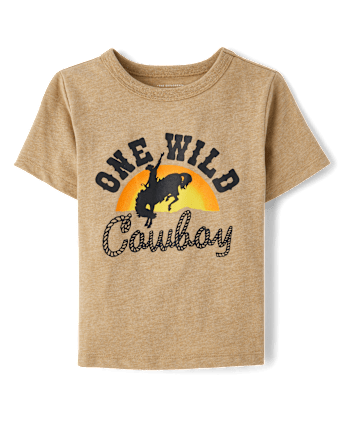 Baby And Toddler Boys Cowboy Graphic Tee