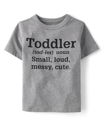 Baby And Toddler Boys Definition Graphic Tee