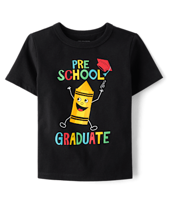 Baby And Toddler Pre-School Graduate Graphic Tee