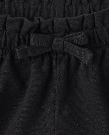 Toddler Girls Leopard Paperbag Waist Shorts 4-Pack