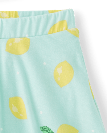 Lot de 2 jupes-shorts imprimées pour petites filles