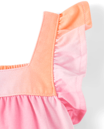 Baby And Toddler Girls Ombre Ruffle Dress