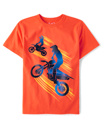 Boys Dirt Bike Graphic Tee