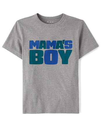 Boys Mama's Boy Graphic Tee
