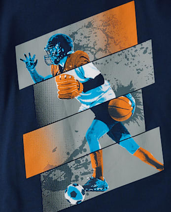 T-shirt graphique de sport pour garçon
