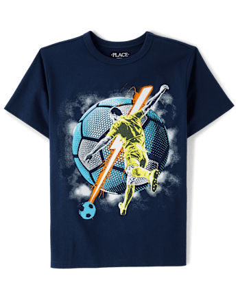 Boys Soccer Graphic Tee