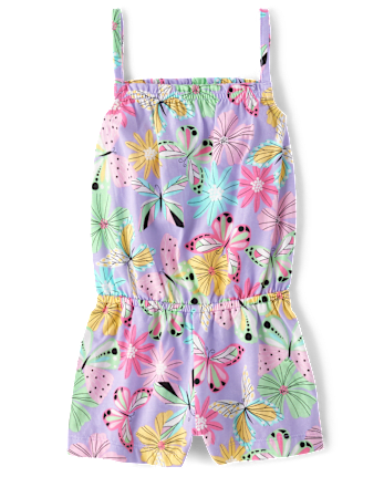 Baby And Toddler Girls Butterfly Romper