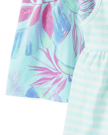 Toddler Girls Tropical Tank Top 3-Pack
