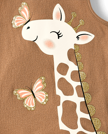 Toddler Girls Giraffe 2-Piece Set