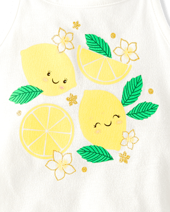 Toddler Girls Graphic Halter Tank Top 2-Pack