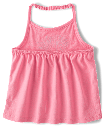 Toddler Girls Graphic Halter Tank Top 2-Pack