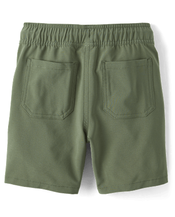 Boys Quick Dry Pull On Jogger Shorts