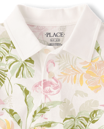 Polo tropical assorti pour garçons