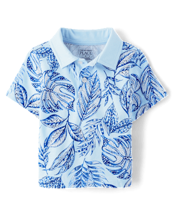 Baby And Toddler Boys Matching Family Tropical Polo