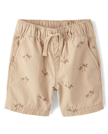 Baby And Toddler Boys Print Pull On Jogger Shorts