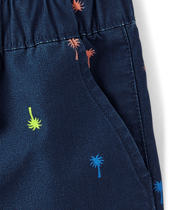 Baby And Toddler Boys Print Pull On Jogger Shorts