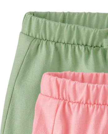 Baby Girls Tropical Ruffle Shorts 3-Pack