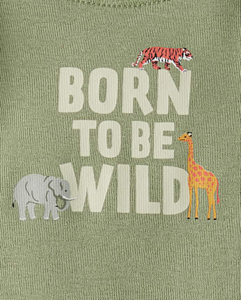 Baby Boys Safari Bodysuit 5-Pack