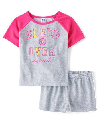 Girls Sleepover Squad Pajamas