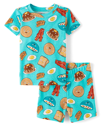 Baby And Toddler Breakfast Snug Fit Cotton Pajamas