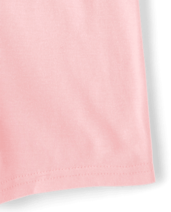 Girls Rainbow Striped Henley Snug Fit Cotton Pajamas 2-Pack