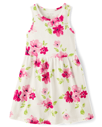 Girls Print Everyday Dress