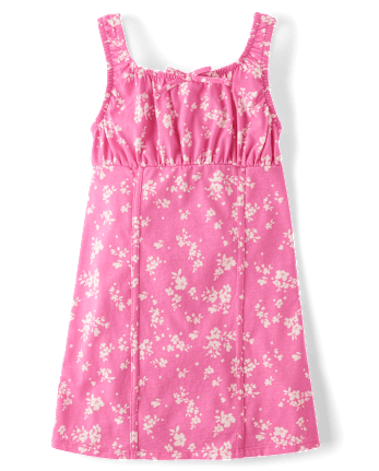 Girls Floral Corset Dress