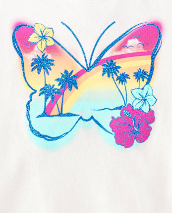 Girls Graphic Fringe Tank Top