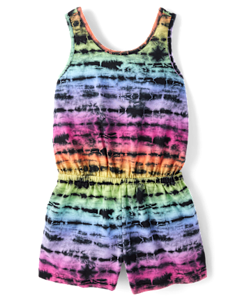 Girls Print Romper