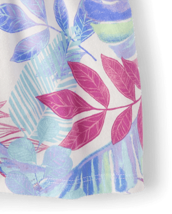 Lot de 3 barboteuses imprimées pour filles