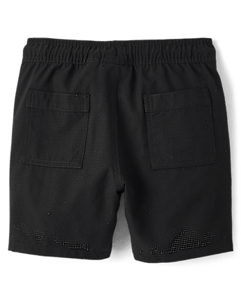 Boys Quick Dry Breathable Pull On Jogger Shorts