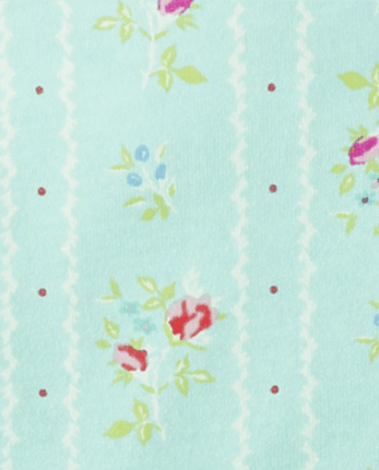 Girls Floral Tiered Tank Top