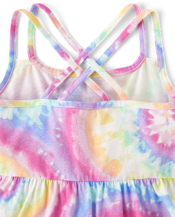 Robe croisée dans le dos pour fille