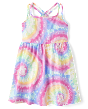 Robe croisée dans le dos pour fille