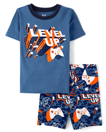 Pyjama en coton ajusté Glow Gamer pour garçon